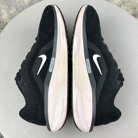 Nike Women's Size 8 Winflo 11 Black Mesh Lace-Up Road Running Shoes FJ9510-001 - Picture 8 of 14